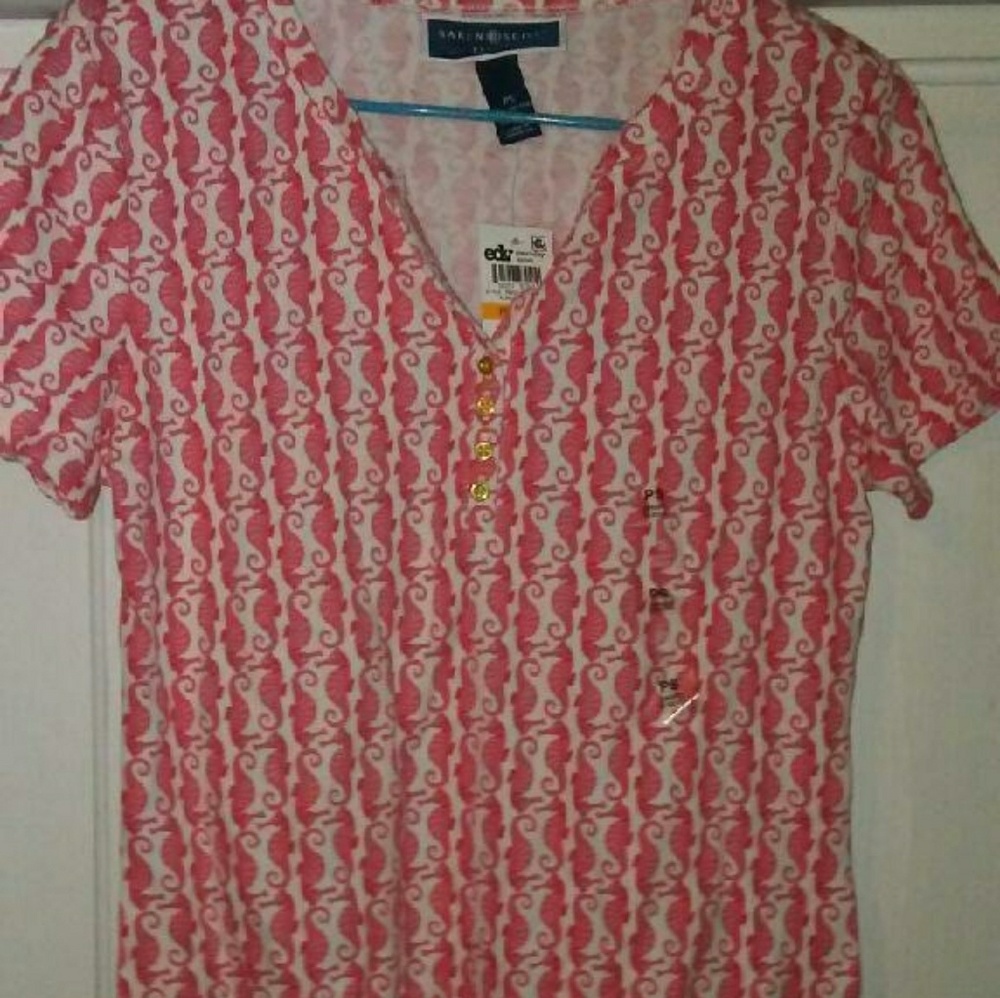 Petite Small seahorse shirt